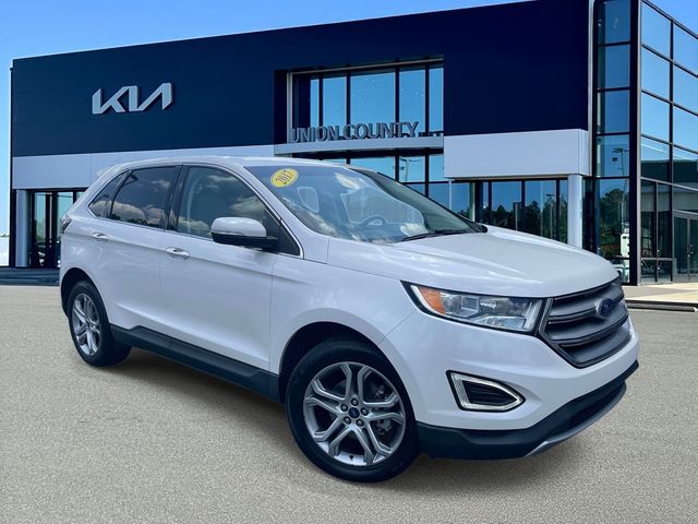 White Platinum Clearcoat Metallic 2017 Ford Edge SUV / Crossover Front-Wheel Drive 6-Speed Automatic