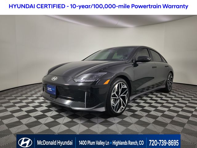 Digital Green 2024 Hyundai Ioniq 6 Sedan All-Wheel Drive 1-Speed Automatic