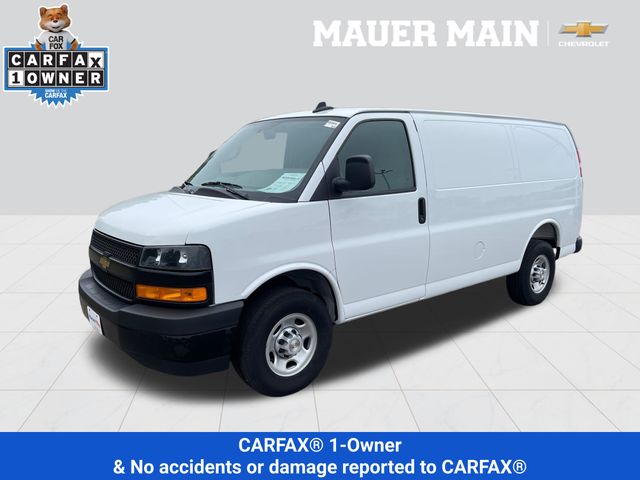 Summit White 2025 Chevrolet Express Cargo Van Rear-Wheel Drive 