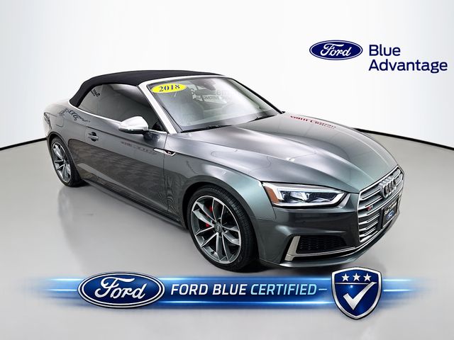 Daytona Gray Pearl 2018 Audi S5 Convertible All-Wheel Drive 8-Speed Automatic