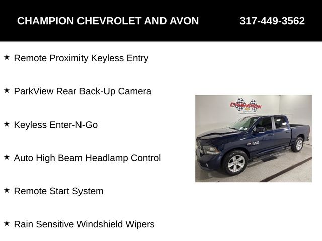 2016 RAM 1500 Sport photo