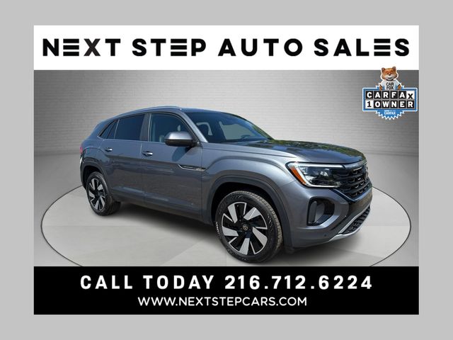 Gray 2025 Volkswagen Atlas Cross Sport SUV / Crossover All-Wheel Drive 8-Speed Automatic