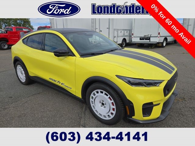 Grabber Yellow 2025 Ford Mustang Mach-E SUV / Crossover All-Wheel Drive Automatic