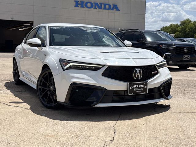 White 2025 Acura Integra Sedan Front-Wheel Drive 6-Speed Manual