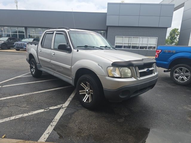 Silver 2004 Ford Explorer Sport Trac Pickup Truck Rear-Wheel Drive 5-Speed Automatic Overdrive