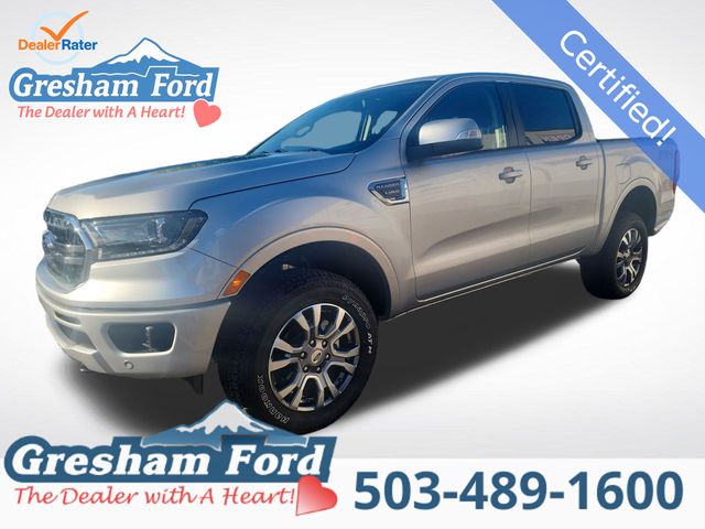 Ingot Silver 2019 Ford Ranger Pickup Truck Four-Wheel Drive Automatic