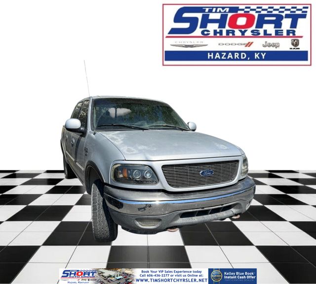 Silver 2002 Ford F-150 Pickup Truck 4-Speed Automatic Overdrive