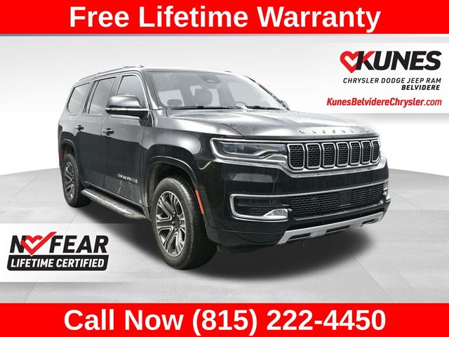 Diamond Black Crystal Pearlcoat 2024 Jeep Wagoneer Series II 4WD SUV / Crossover Four-Wheel Drive 8-Speed Automatic