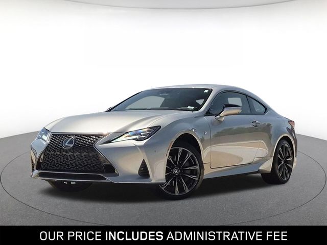 Silver 2023 Lexus RC Coupe All-Wheel Drive 6-Speed Automatic