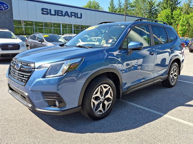 2023 Subaru Forester Premium Blue at Subaru and VW of Moon Township