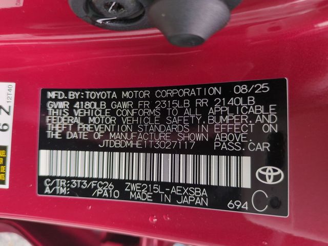 used 2026 Toyota Corolla Hybrid car, priced at $29,991