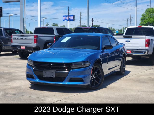Blue (Frostbite) 2023 Dodge Charger SXT RWD Sedan Rear-Wheel Drive 8-Speed Automatic