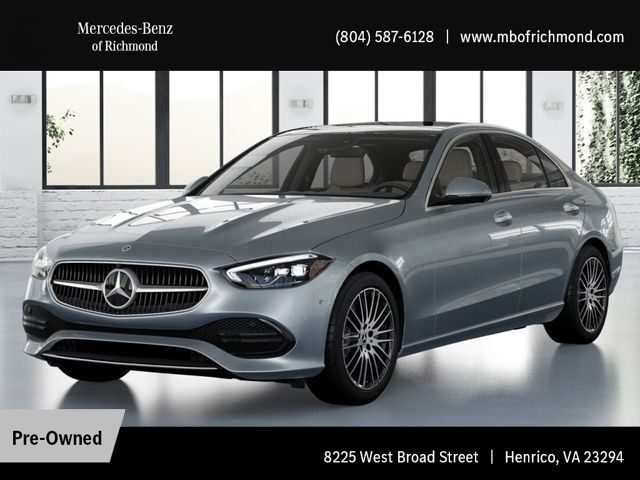 Cirrus Silver Metallic 2026 Mercedes-Benz C-Class Sedan All-Wheel Drive 9-Speed Automatic