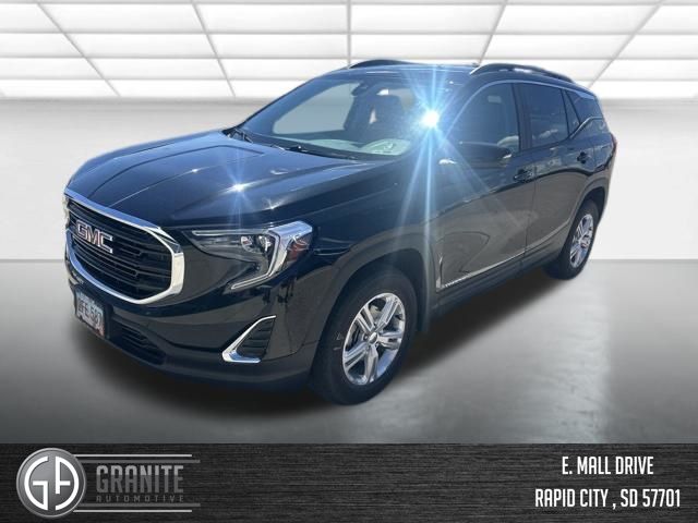 Black (Ebony Twilight Metallic) 2021 GMC Terrain SUV / Crossover Four-Wheel Drive 9-Speed Automatic