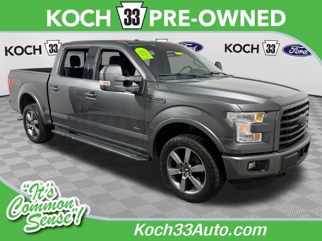 Gray (Magnetic Metallic) 2015 Ford F-150 Pickup Truck Four-Wheel Drive 6-Speed Automatic