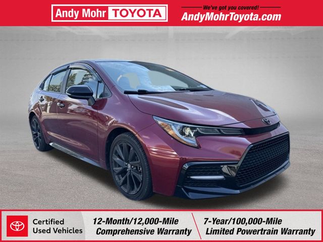 Red (Ruby Flare Pearl) 2022 Toyota Corolla Sedan Front-Wheel Drive Continuously Variable Transmission