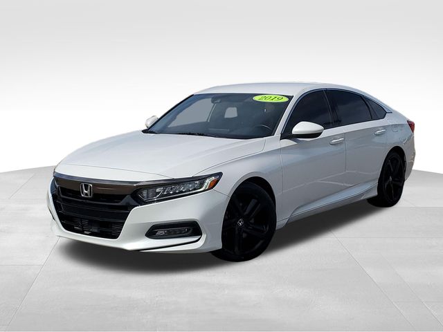 White 2019 Honda Accord 1.5T Sport FWD Sedan Front-Wheel Drive Continuously Variable Transmission