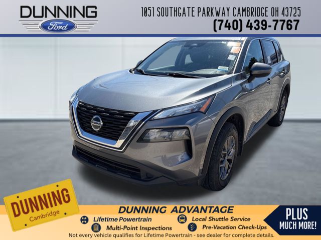 Gray (Gun Metallic) 2021 Nissan Rogue S AWD SUV / Crossover All-Wheel Drive Continuously Variable Transmission