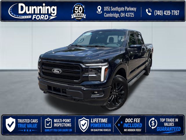 Antimatter Blue Metallic 2025 Ford F-150 Pickup Truck Four-Wheel Drive Automatic