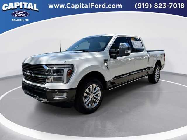Star White Metallic Tri-Coat 2024 Ford F-150 King Ranch SuperCrew 4WD Pickup Truck Four-Wheel Drive Automatic