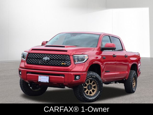 Barcelona Red Metallic 2021 Toyota Tundra Pickup Truck Four-Wheel Drive 6-Speed Automatic