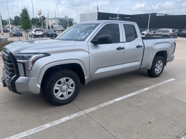 2025 Toyota Tundra SR Silver at Gullo Toyota
