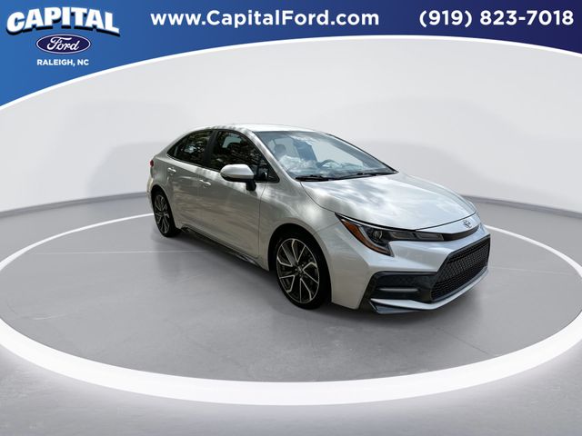 Used 2021 Toyota Corolla SE with VIN 5YFS4MCE4MP087067 for sale in Raleigh, NC