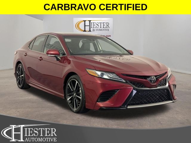 Red (Ruby Flare Pearl) 2018 Toyota Camry Sedan Front-Wheel Drive 8-Speed Automatic