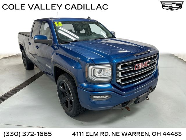Stone Blue Metallic 2016 GMC Sierra 1500 Pickup Truck Four-Wheel Drive 6-Speed Automatic Overdrive