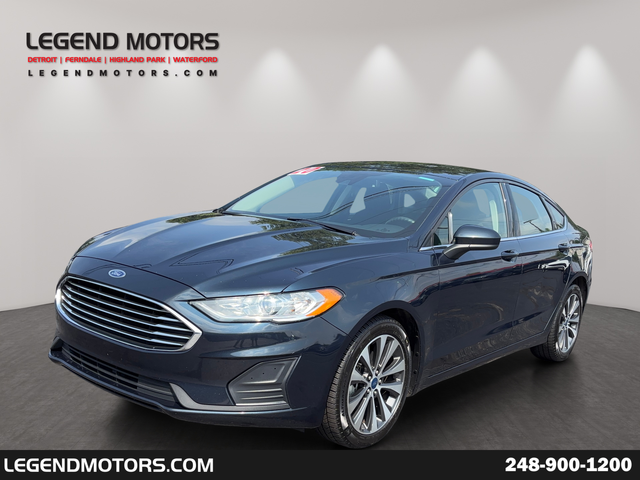 Blue Metallic 2020 Ford Fusion Sedan All-Wheel Drive 6-Speed Automatic