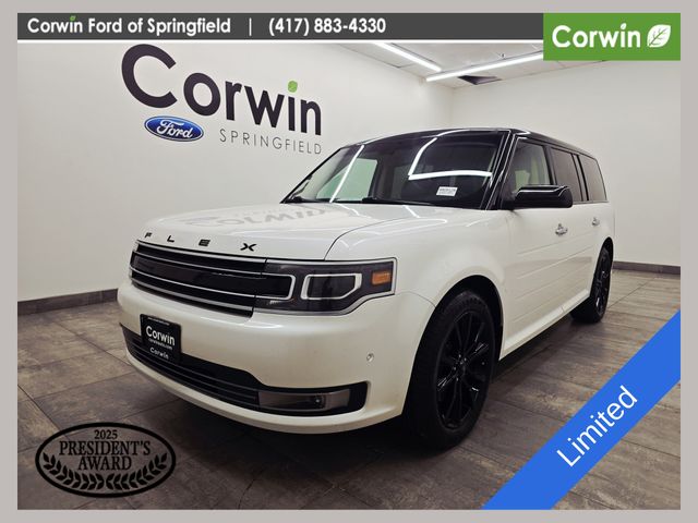 White Platinum Clearcoat Metallic 2016 Ford Flex Limited SUV / Crossover Front-Wheel Drive 6-Speed Automatic