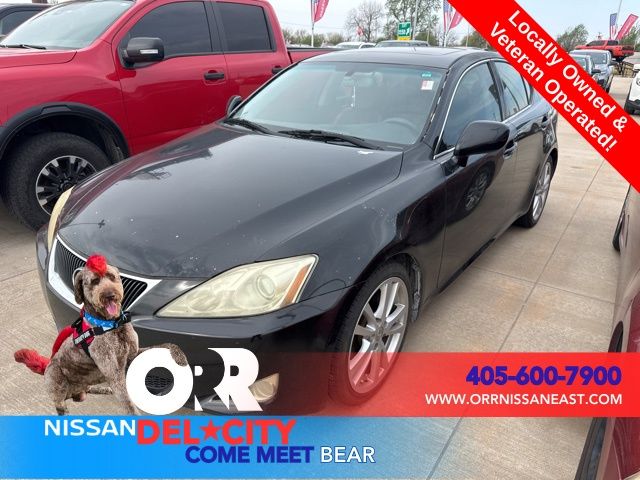 Black 2007 Lexus IS 250 RWD Sedan Rear-Wheel Drive 6-Speed Automatic