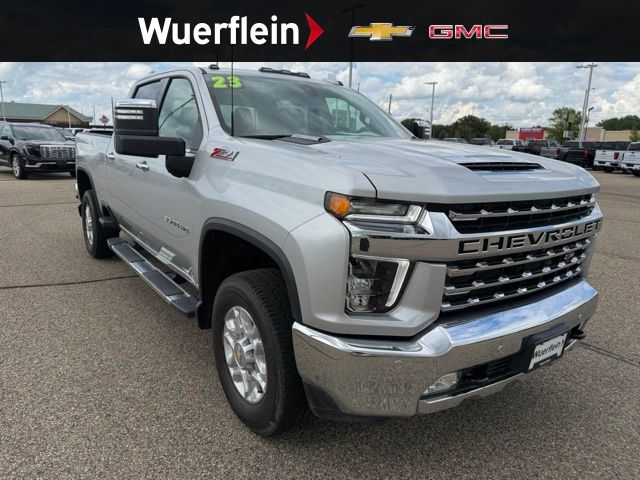 Silver Ice Metallic 2023 Chevrolet Silverado 3500HD Pickup Truck Four-Wheel Drive Automatic