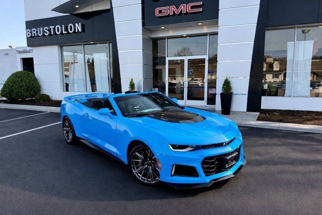Rapid Blue 2023 Chevrolet Camaro ZL1 Convertible RWD Convertible Rear-Wheel Drive 6-Speed Manual