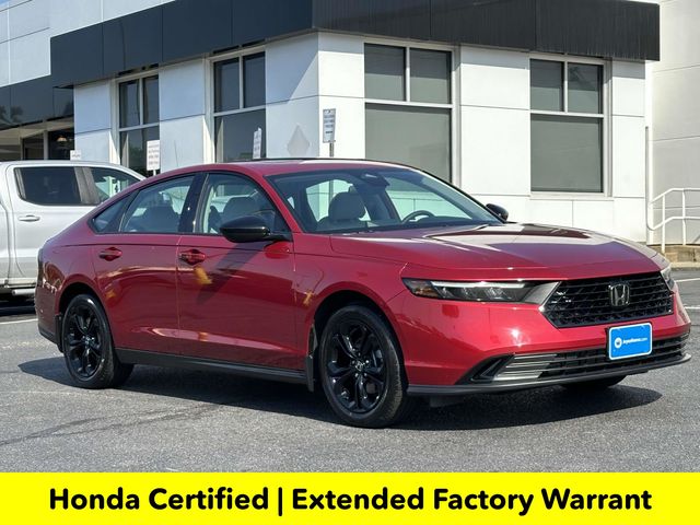 Radiant Red Metallic 2025 Honda Accord Sedan Front-Wheel Drive Continuously Variable Transmission
