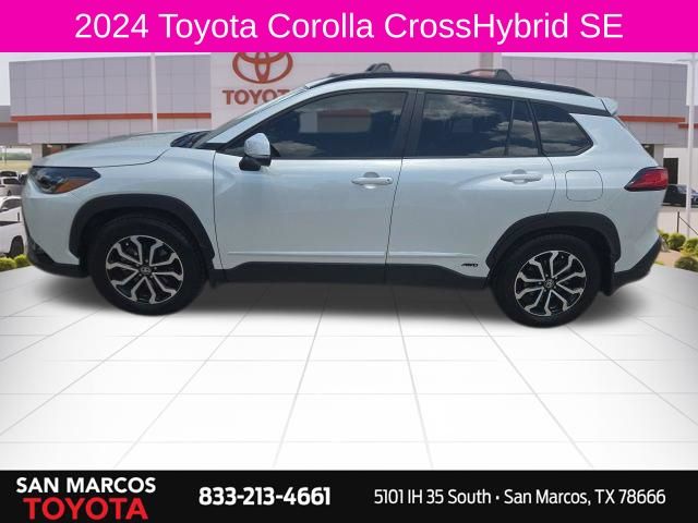 White (Wind Chill Pearl) 2024 Toyota Corolla Cross Hybrid SUV / Crossover All-Wheel Drive Continuously Variable Transmission
