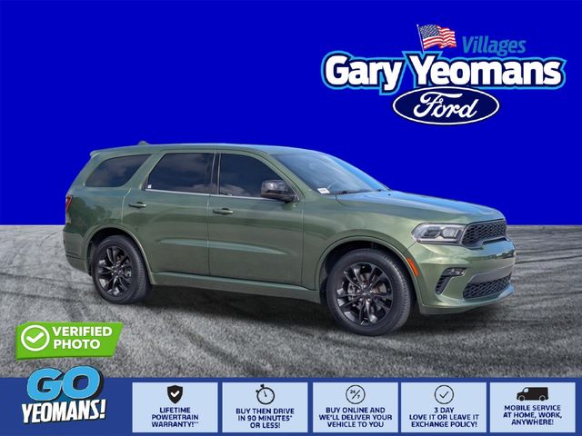Green Clearcoat 2021 Dodge Durango SUV / Crossover Rear-Wheel Drive 8-Speed Automatic