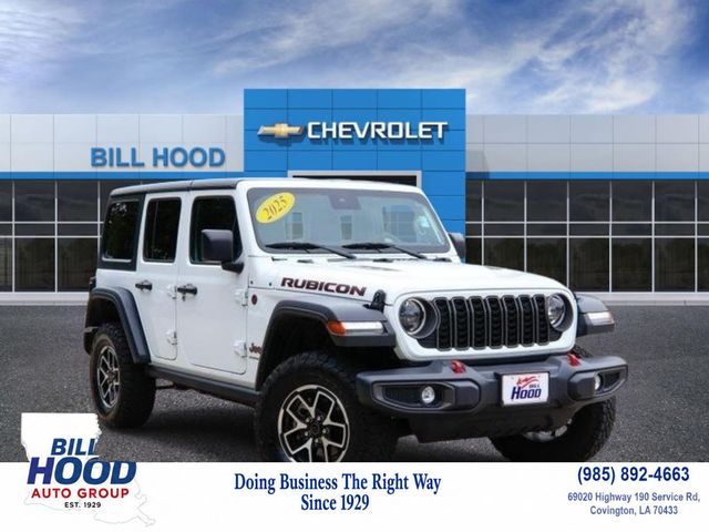 Bright White Clearcoat 2025 Jeep Wrangler SUV / Crossover Four-Wheel Drive 8-Speed Automatic