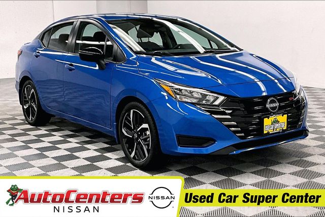 Electric Blue Metallic 2024 Nissan Versa SR FWD Sedan Front-Wheel Drive Continuously Variable Transmission