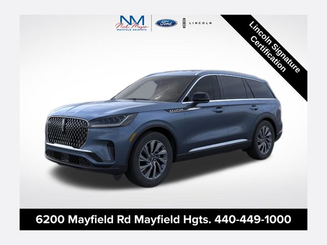 Whisper Blue Metallic Clearcoat 2026 Lincoln Aviator SUV / Crossover All-Wheel Drive Automatic