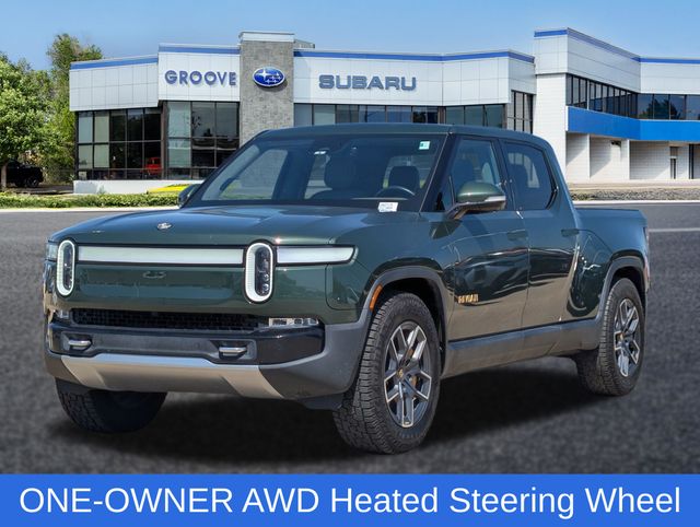 Forest Green 2023 Rivian R1T Pickup Truck All-Wheel Drive 1-Speed Automatic