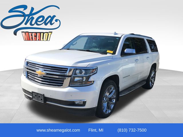 White (Iridescent Pearl Tricoat) 2017 Chevrolet Suburban 1500 Premier 4WD SUV / Crossover Four-Wheel Drive 6-Speed Automatic Overdrive