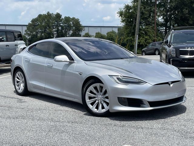 Silver 2016 Tesla Model S Sedan All-Wheel Drive 1-Speed Automatic