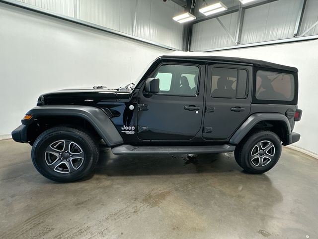 2020 Jeep Wrangler Unlimited Sport S Black at Klick Lewis Buick Chevrolet