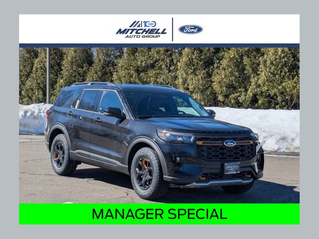 Agate Black Metallic 2026 Ford Explorer SUV / Crossover All-Wheel Drive Automatic