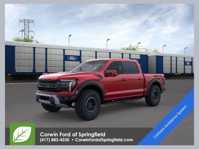 Ruby Red Metallic Tinted Clearcoat 2026 Ford F-150 Raptor SuperCrew 4WD Pickup Truck Four-Wheel Drive Automatic