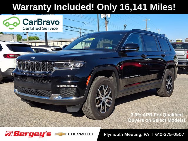Diamond Black Crystal Pearlcoat 2025 Jeep Grand Cherokee L Limited 4WD SUV / Crossover Four-Wheel Drive 8-Speed Automatic