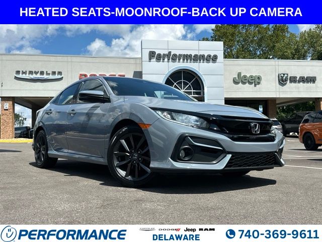 Sonic Gray Pearl 2020 Honda Civic Hatchback Hatchback Front-Wheel Drive Continuously Variable Transmission