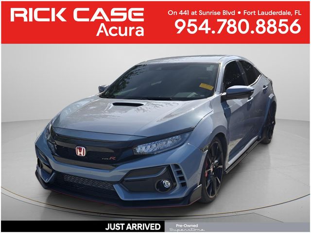Sonic Gray Pearl 2021 Honda Civic Type R Touring FWD Hatchback Front-Wheel Drive 6-Speed Manual
