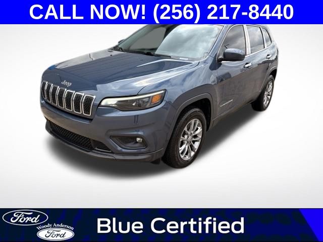 Slate Blue Pearlcoat 2020 Jeep Cherokee SUV / Crossover Four-Wheel Drive 9-Speed Automatic